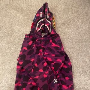BAPE CAMO SHARK FULL ZIP UP